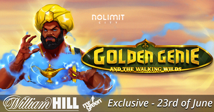 Nolimit City & William Hill group premier, Golden Genie & The Walking Wilds  | News | Nolimit City
